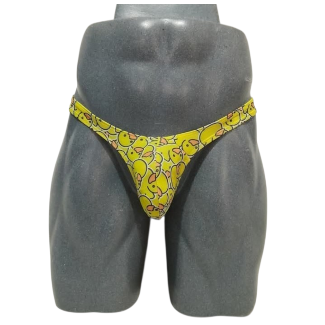 Tanga Masculina con Estampado de Camuflaje Militar – Diseño Ergonómico y Atrevido