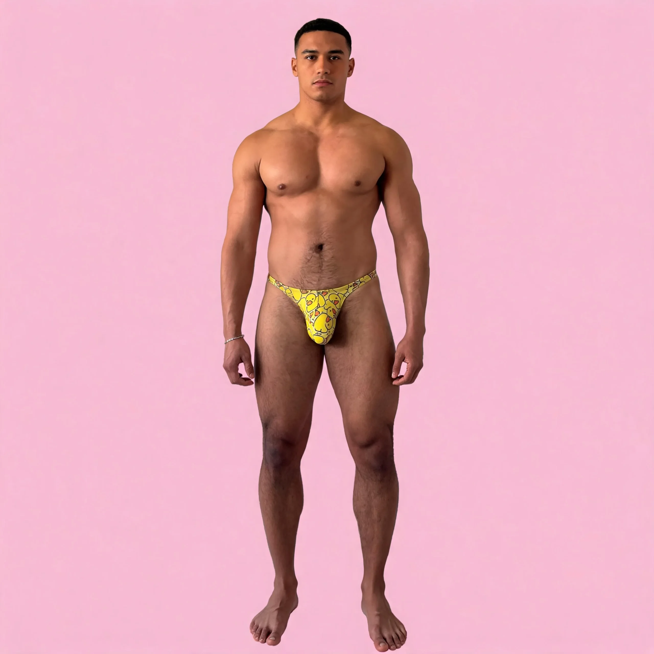Tanga Masculina con Estampado de Camuflaje Militar – Diseño Ergonómico y Atrevido