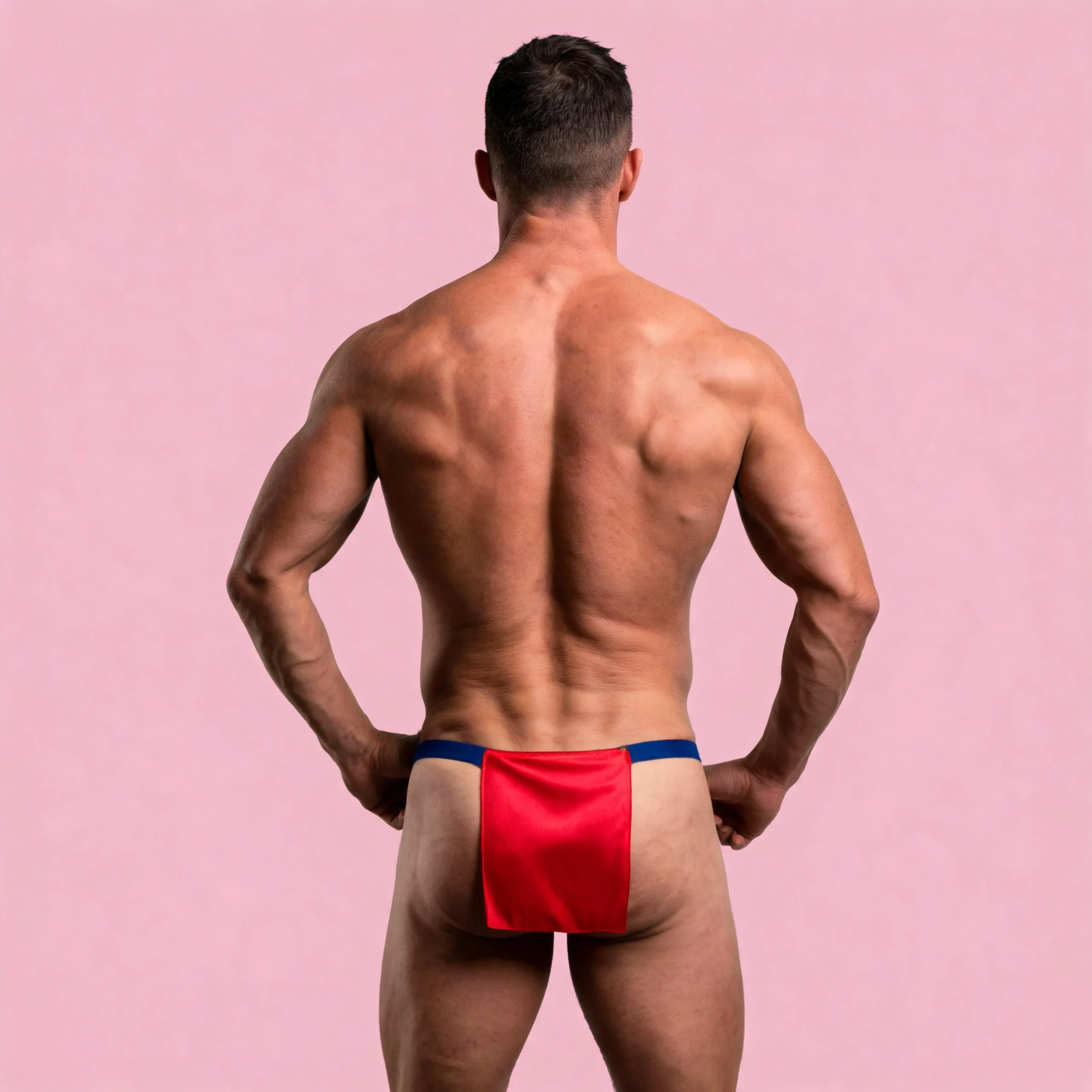 Tanga de broma de Superman para Hombre con Capa Trasera