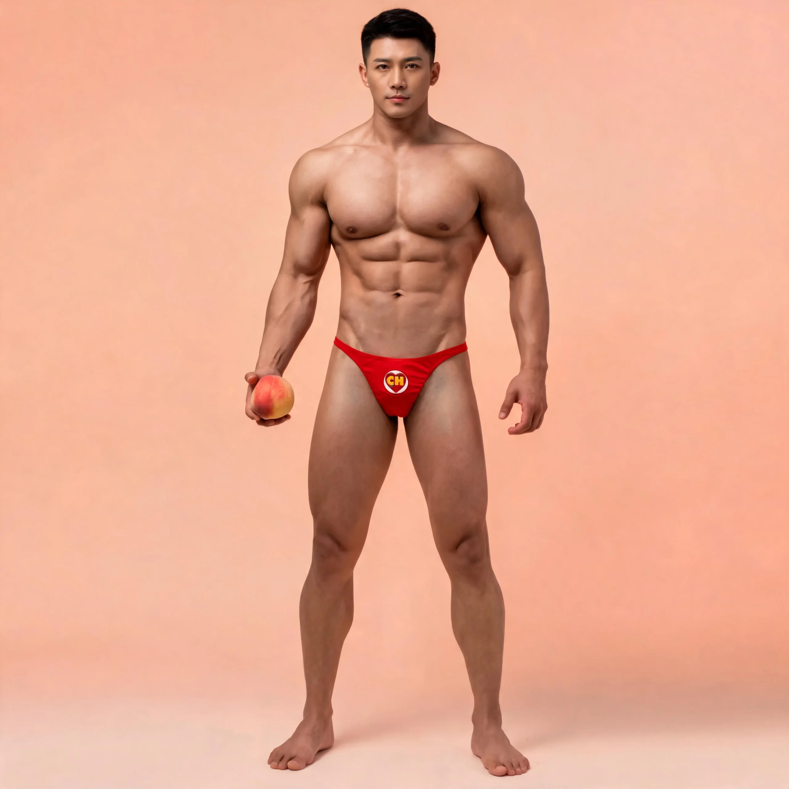 Tanga para Hombre del Chapulín Colorado con Capa Trasera - Ropa Interior de Disfraz