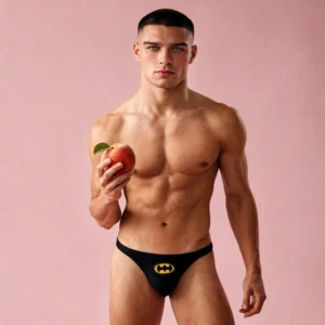 Tanga para Hombre de Batman con Capa Trasera – Ropa Interior de Superhéroe Divertida