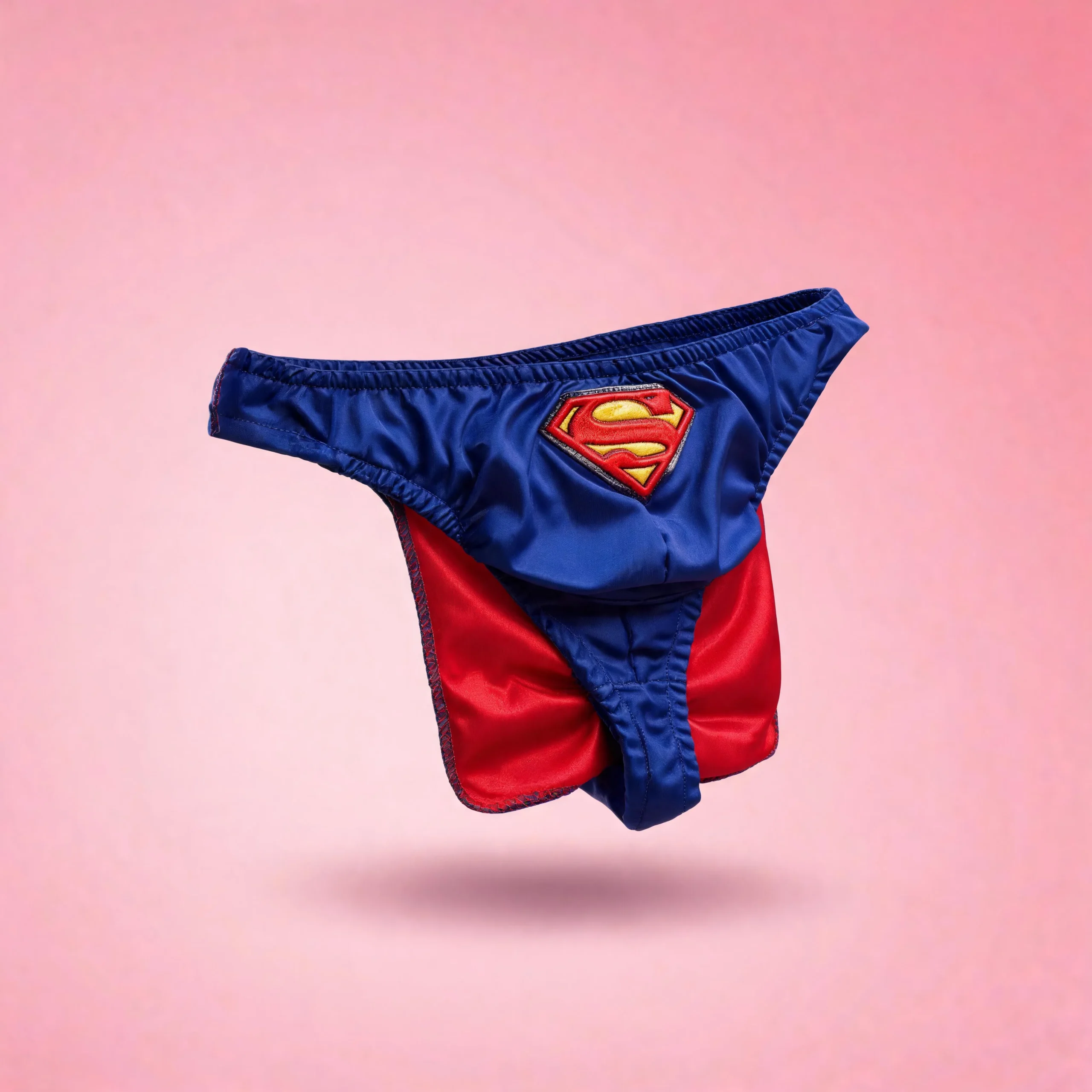 Tanga de broma de Superman para Hombre con Capa Trasera