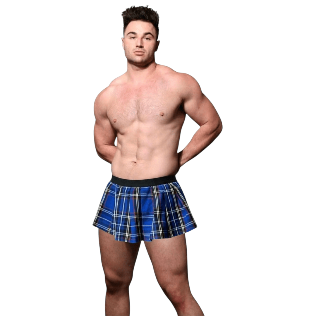 Falda Sexy para Hombre con Jockstrap - Falda Mini Masculina Festival - Suspensorio Integrado Moda Alternativa