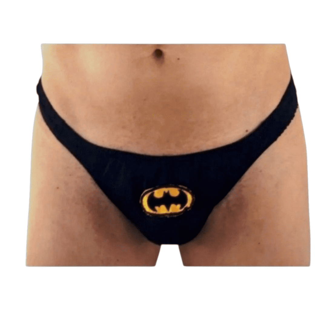 Ropa Interior Divertida Hombre Batman - Tanga con Capa Superhéroe Regalo Broma