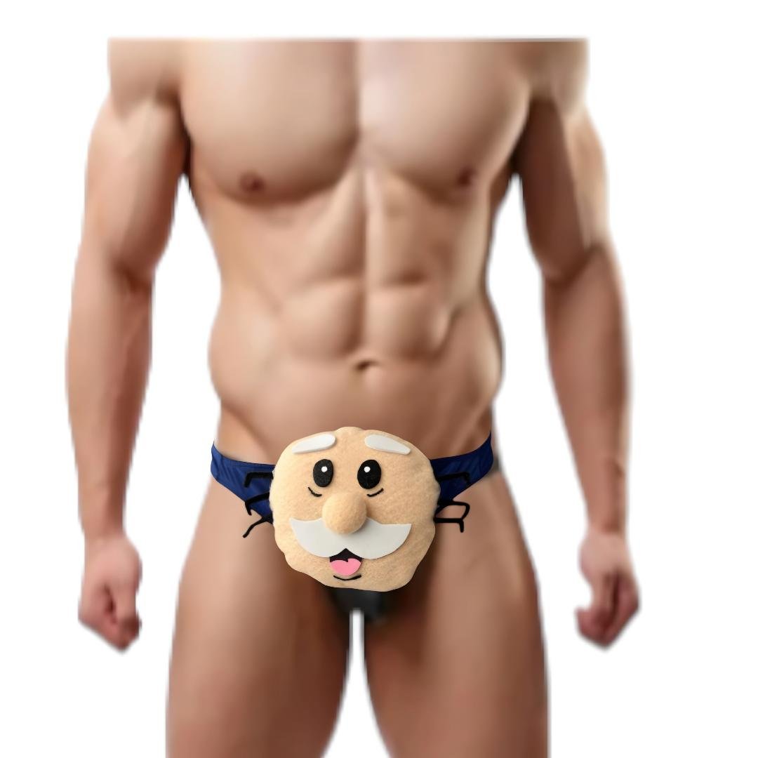 Tanga de Broma Dr. Simi para Hombre: Regalo de Intercambio Divertido y Lencería de Fantasía