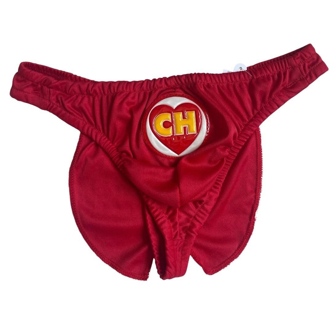 Tanga para Hombre del Chapulín Colorado con Capa Trasera - Ropa Interior de Disfraz