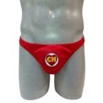 Lencería para Hombre Chapulín Colorado - Tanga Divertida con Capa y Escudo CH