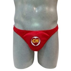 Lencería para Hombre Chapulín Colorado - Tanga Divertida con Capa y Escudo CH