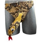 Tanga para Hombre de Animal Print - Ropa Interior Erótica de Serpiente - Regalo Bromista y Sexy de vibora