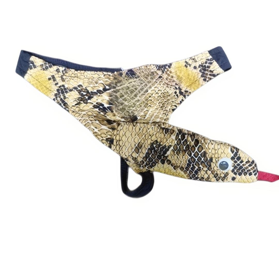 Tanga Sexy de Serpiente para Hombre - Ropa Interior Divertida con Diseño de Víbora y Relieve