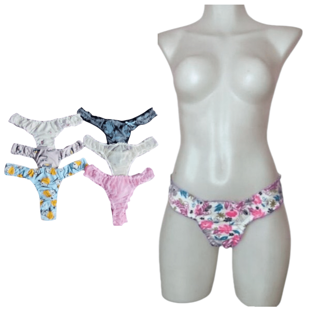 Pack 12 Tangas de Mesh