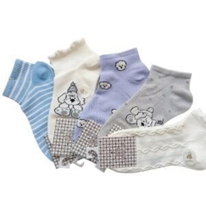 Calcetin para Dama con Estampado de Perritos