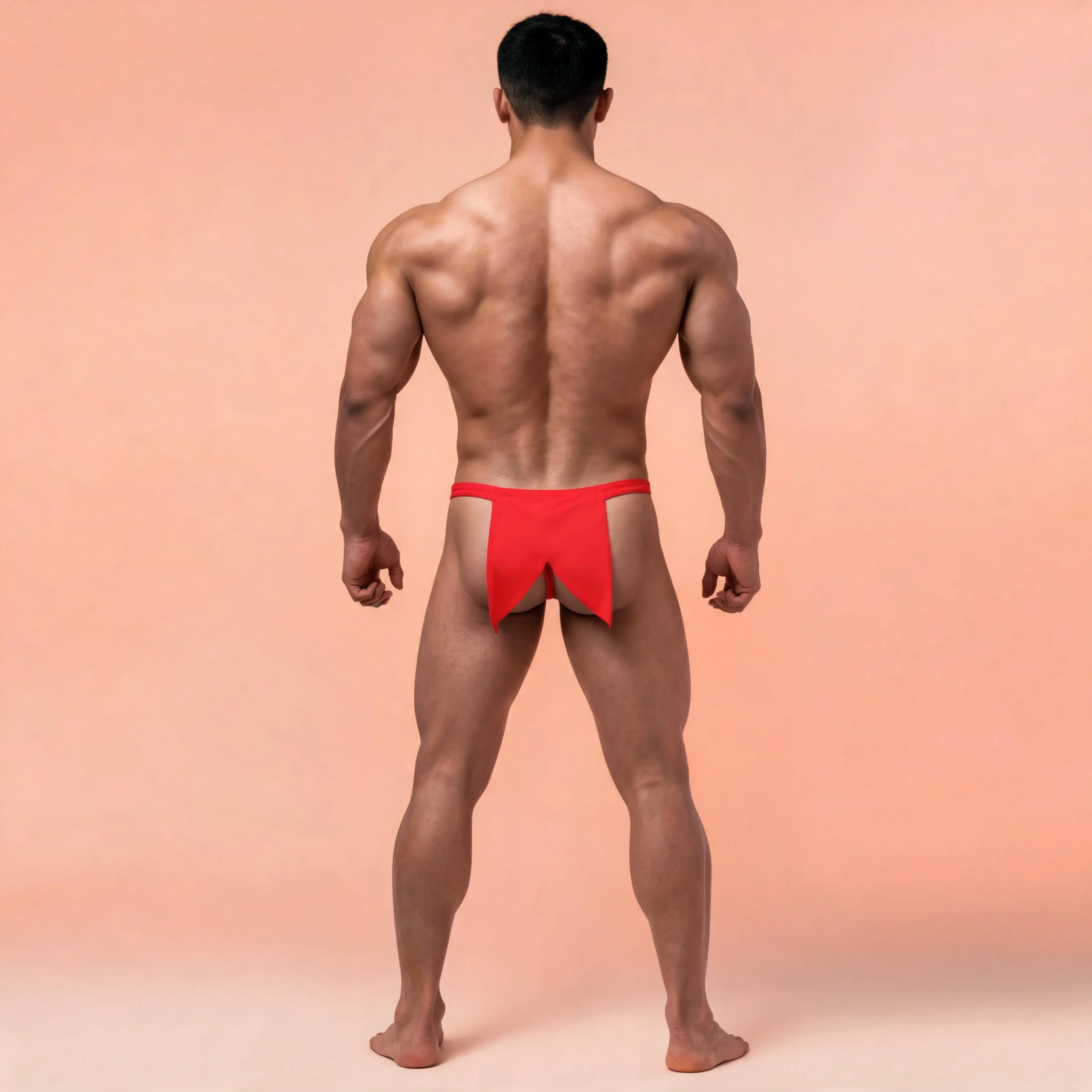 Tanga para Hombre del Chapulín Colorado con Capa Trasera - Ropa Interior de Disfraz