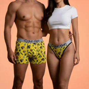 Set de Ropa Interior para Pareja Club América: Boxer y Tanga  “Edición Águilas”
