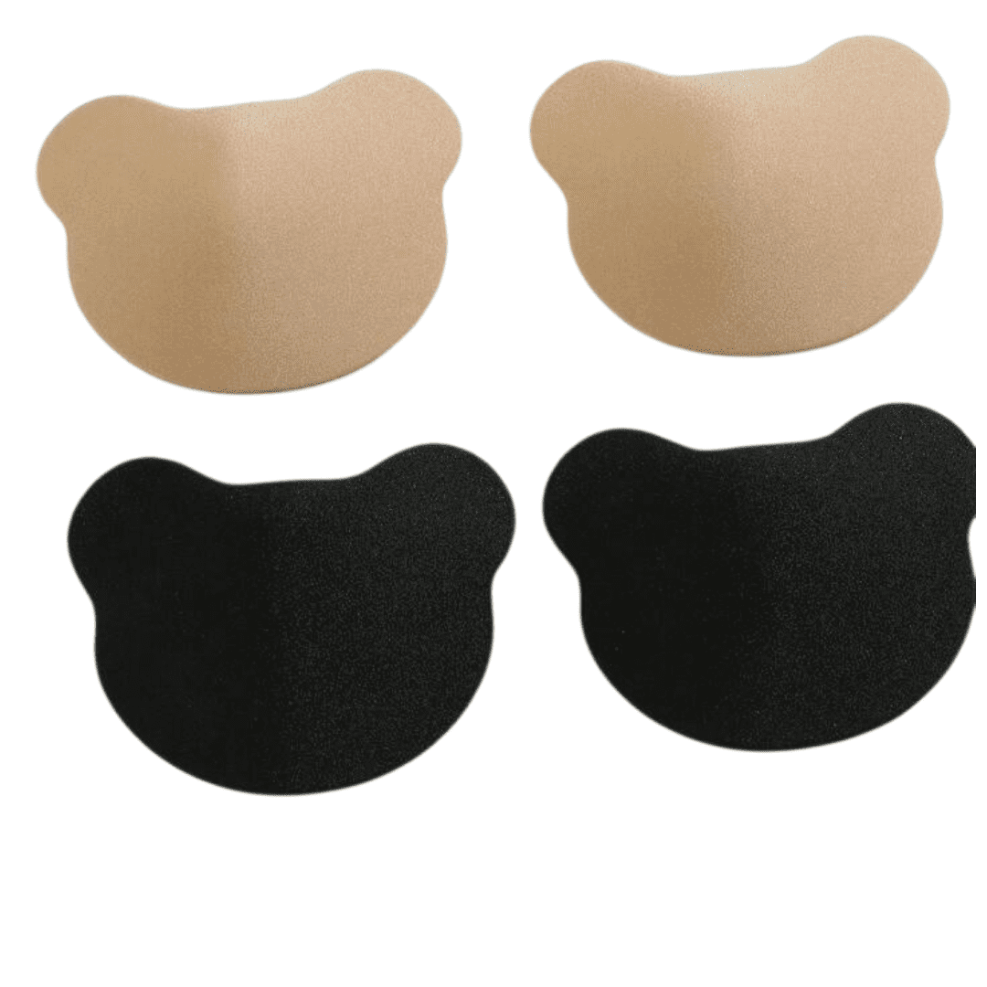 Bra Adhesivo Invisible y Pezoneras de Silicona: Levantador de Senos y Cubre Pezones para Vestidos de Fiesta