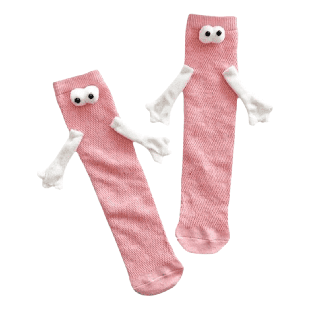 Calcetas Magnéticas de Pareja "Hand in Hand" - Calcetines Divertidos con Manitas de Imán