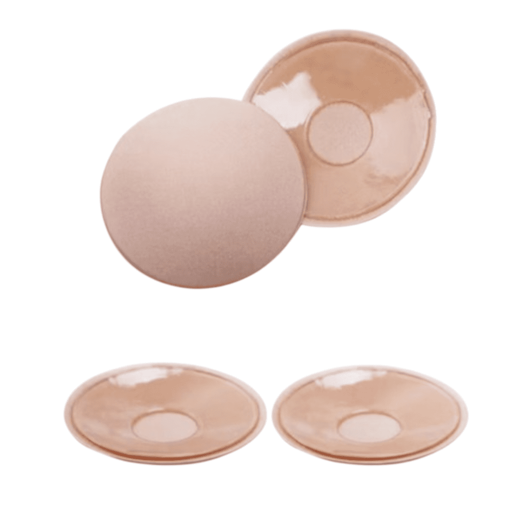 Pezoneras de Silicona Adhesivas Reutilizables - Cubre Pezones Invisibles Levanta Busto (2 pares)