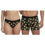 "Ropa Interior para Parejas de Aguacate: Set Duo de Bóxer y Tanga - El Regalo Ideal para Novios y San Valentín"