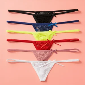 Pack De Tangas Sexy De Mujer Bragas De Encaje Hilo Dental