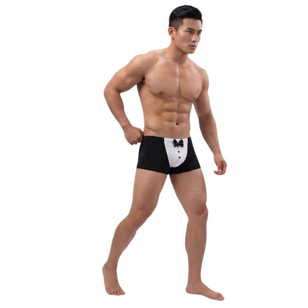 Boxer Hombre Sexy Lenceria Masculina Disfraz Stripper Smoking