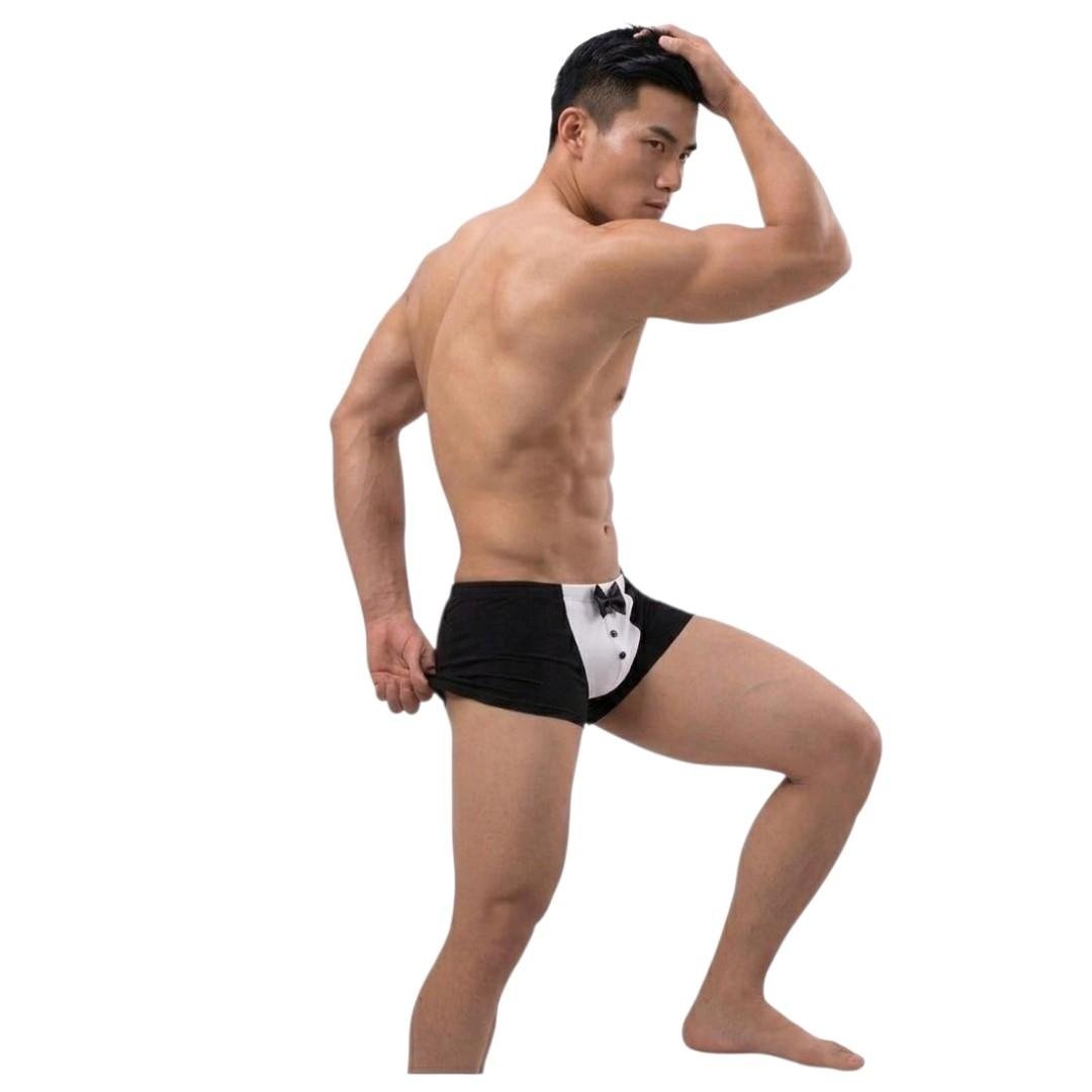 Boxer Hombre Sexy Lenceria Masculina Disfraz Stripper Smoking
