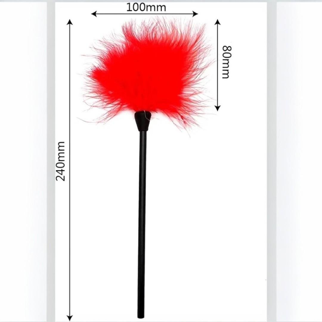 Pluma Erótica De Cosquillas Para Masaje Sensorial Adultos