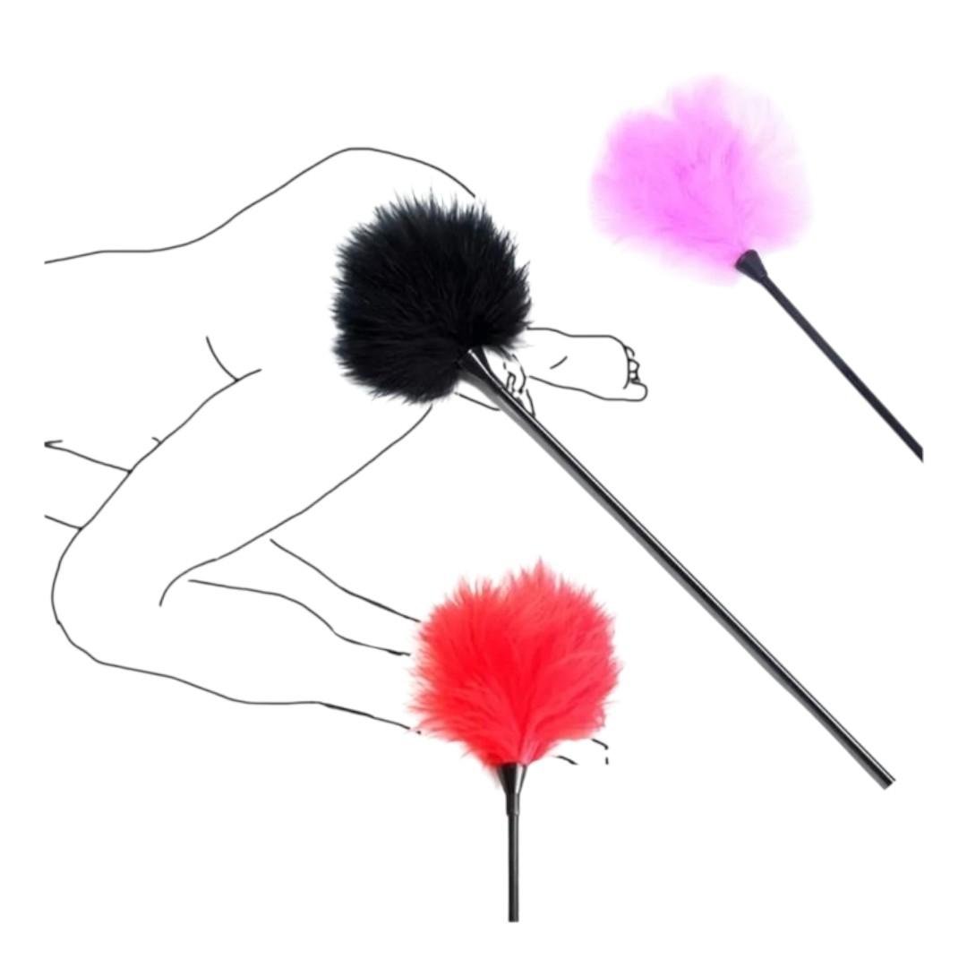 Pluma Erótica De Cosquillas Para Masaje Sensorial Adultos