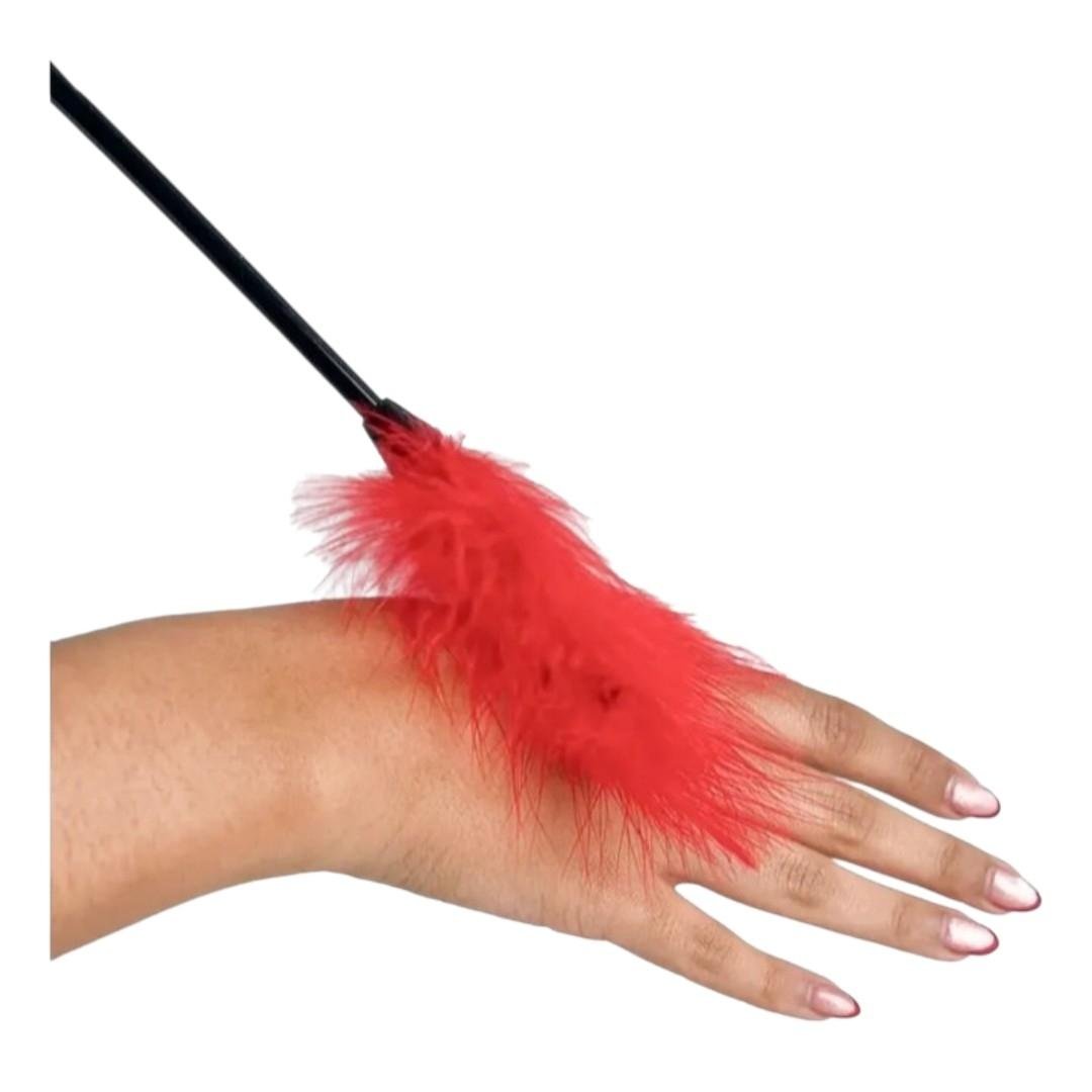 Pluma Erótica De Cosquillas Para Masaje Sensorial Adultos