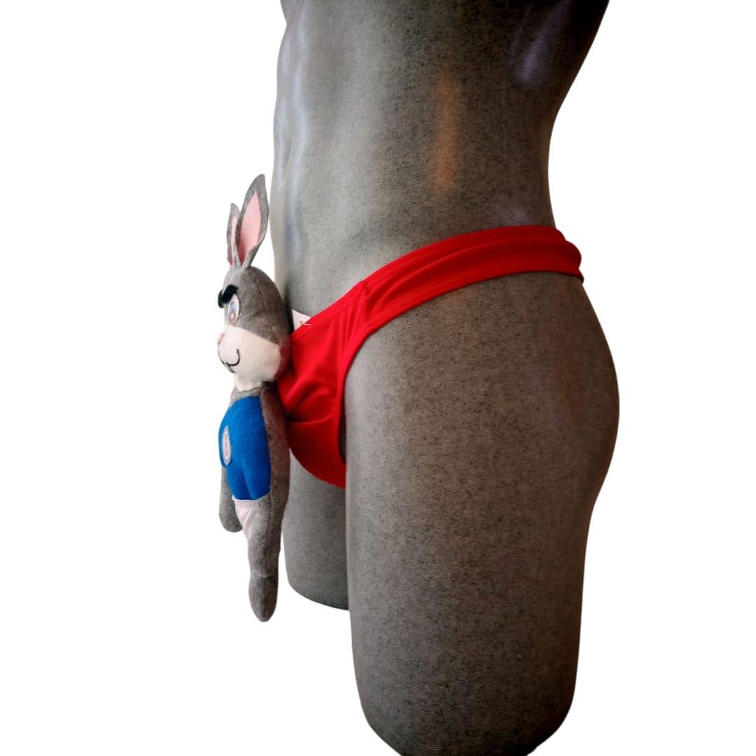 Tanga Para Hombre Cruz Azul Ropa Interior Divertida Broma 3D