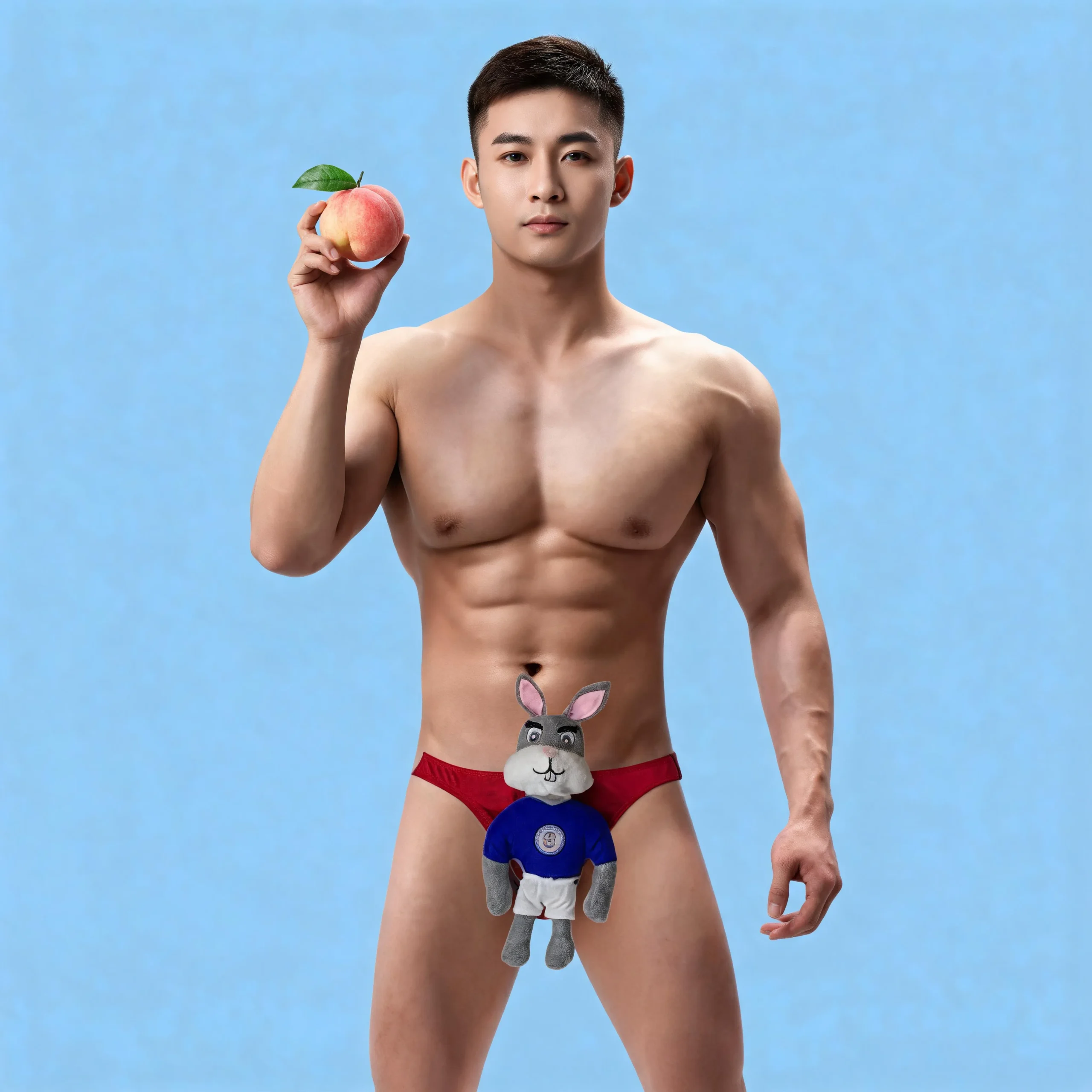 Tanga Para Hombre Cruz Azul Ropa Interior Divertida Broma 3D