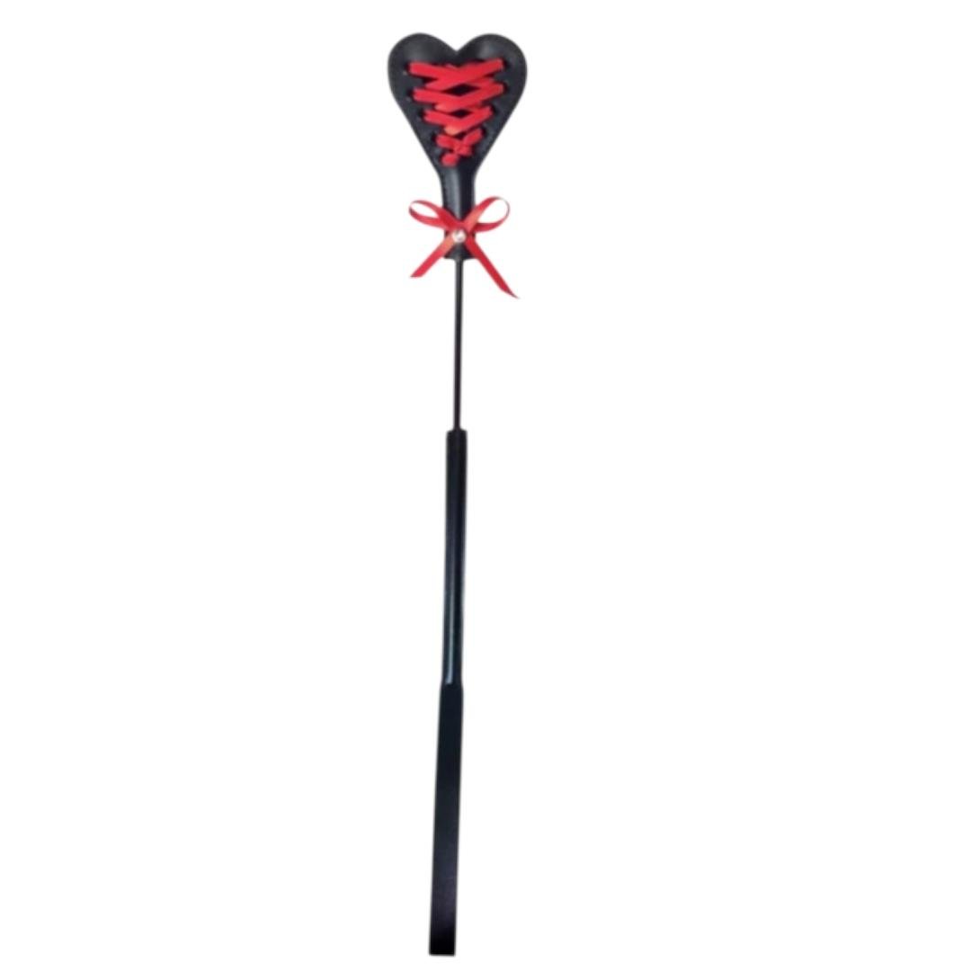 Paleta Para Azotes Forma Corazón Con Agujetas Juguete Sexual