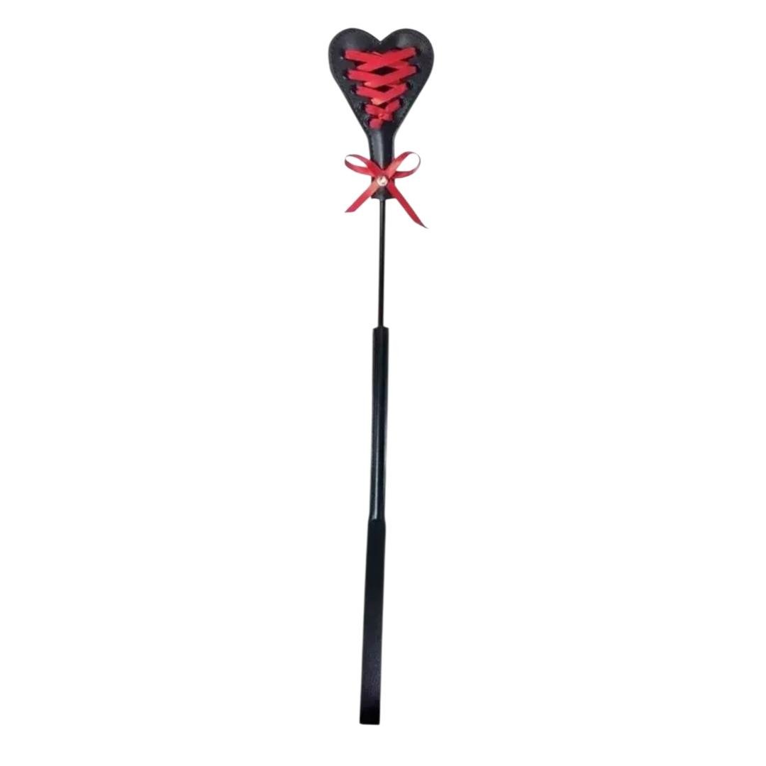 Paleta Para Azotes Forma Corazón Con Agujetas Juguete Sexual