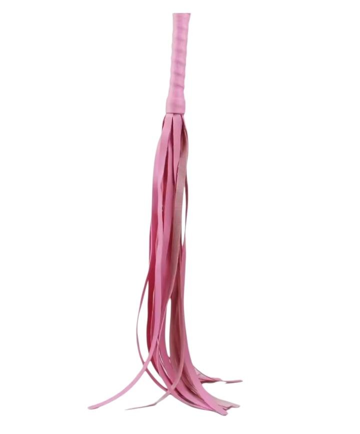 Látigo de Flecos Erótico Rosa – Accesorio Sensual para Juegos de Pareja