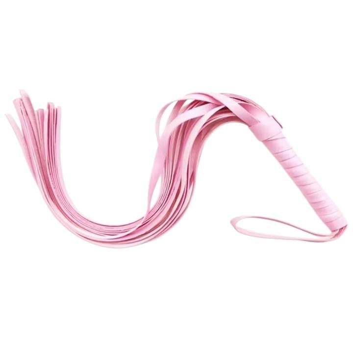 Látigo de Flecos Erótico Rosa – Accesorio Sensual para Juegos de Pareja