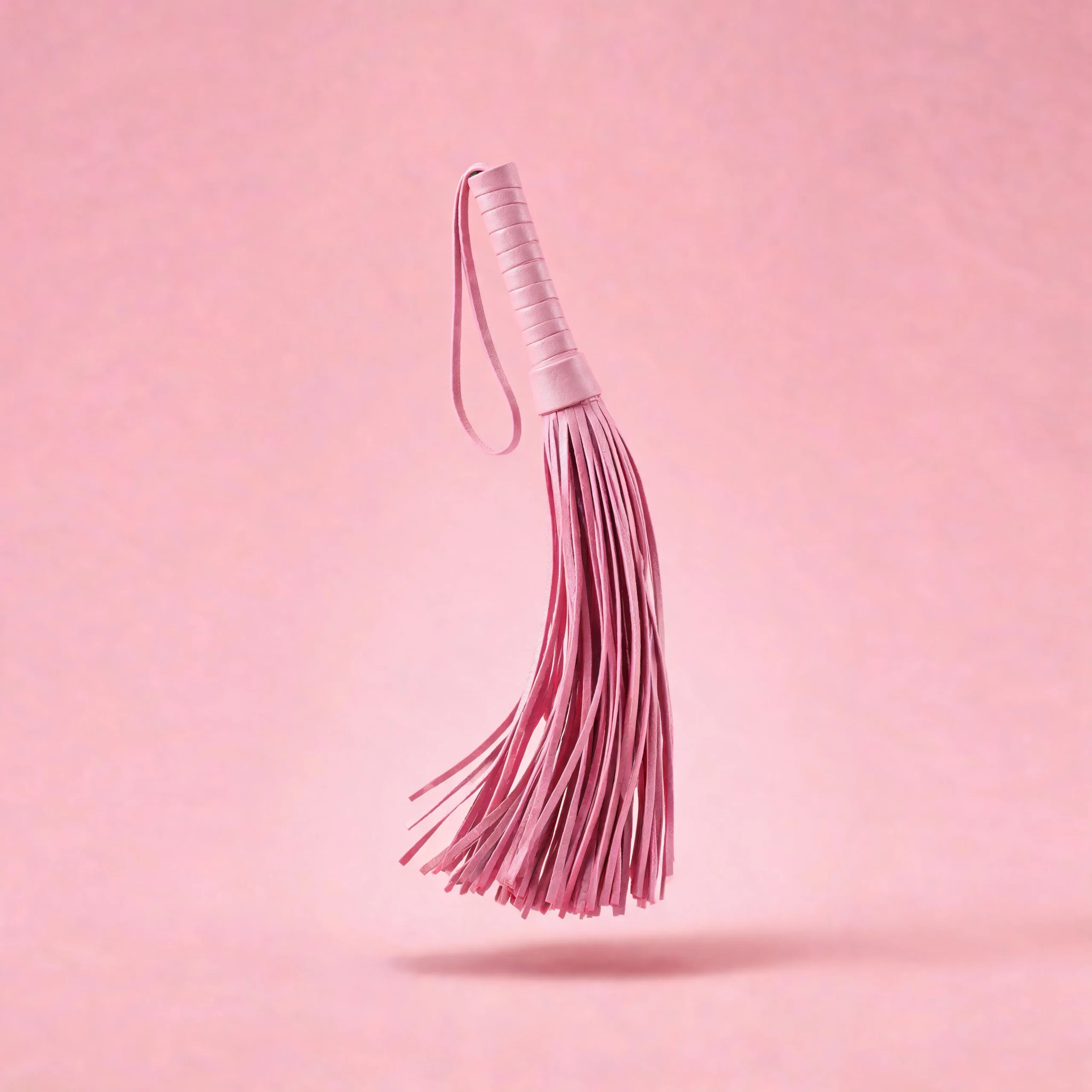 Látigo de Flecos Erótico Rosa – Accesorio Sensual para Juegos de Pareja